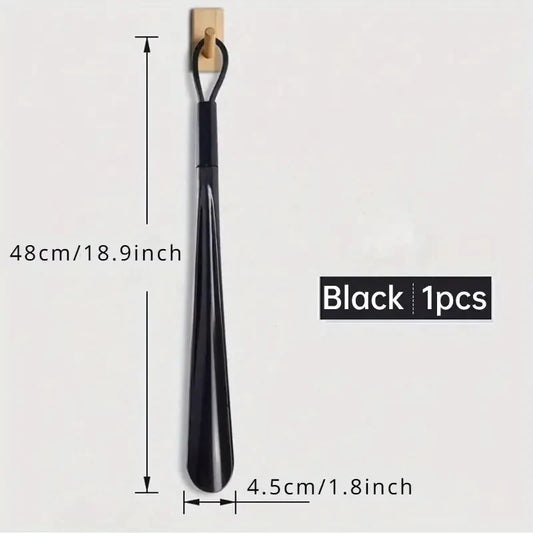 1pc Extra Long Flexible Plastic Shoe Horns Not Require Bending Durable Shoe Spoons For Pregnant Women Wearing Shoe Assistants