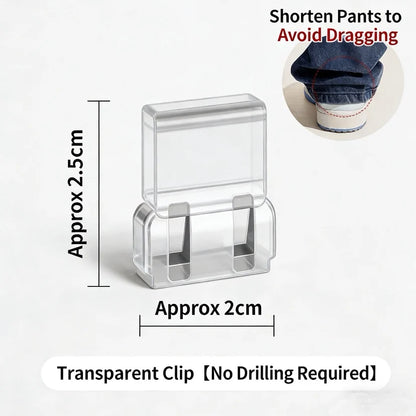 1~10PCS Invisible Leg Shortening Clip, Non-Slip Pants Edge Clip, Quick Fix Hem Clip, Hidden Pants Adjuster, Sewing Accessories