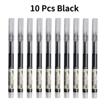 Needle-Point Gel Pens – Smooth Quick-Dry Liquid Ink Pens, Uses for School Note-Taking, Office Writing & Journaling